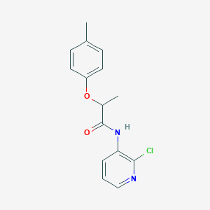 molecular formula C15H15ClN2O2 B310094 N-(2-chloro-3-pyridinyl)-2-(4-methylphenoxy)propanamide 