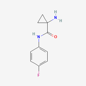 1-Amino-N-(4-fluorophenyl)cyclopropanecarboxamide