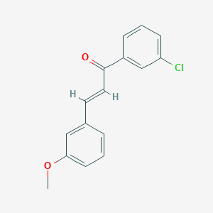 (2E)-1-(3-Chlorophenyl)-3-(3-methoxyphenyl)prop-2-en-1-one