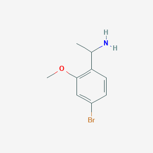 1-(4-Bromo-2-methoxyphenyl)ethan-1-amine