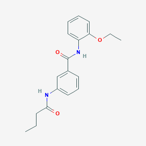 molecular formula C19H22N2O3 B310102 3-(butyrylamino)-N-(2-ethoxyphenyl)benzamide 