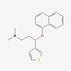 molecular formula C19H21NOS B3101079 度洛西汀杂质 19 CAS No. 1384080-33-4