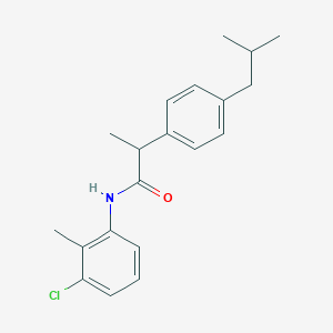 molecular formula C20H24ClNO B310112 N-(3-chloro-2-methylphenyl)-2-(4-isobutylphenyl)propanamide 