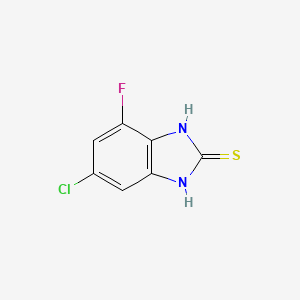 6-Chloro-4-fluoro-1,3-dihydro-2H-benzo[d]imidazole-2-thione