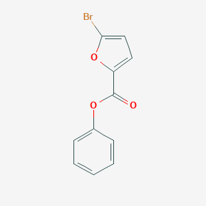 molecular formula C11H7BrO3 B310124 Phenyl 5-bromofuran-2-carboxylate 