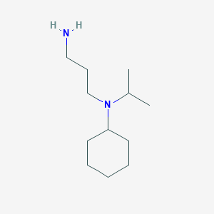 molecular formula C12H26N2 B3101279 N-环己基-N-异丙基丙烷-1,3-二胺 CAS No. 13901-36-5