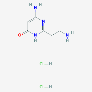 6-Amino-2-(2-aminoethyl)-4-pyrimidinol dihydrochloride