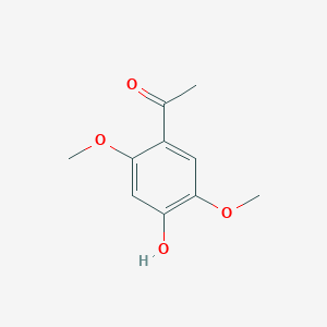 molecular formula C10H12O4 B3101325 1-(4-Hydroxy-2,5-dimethoxyphenyl)ethan-1-one CAS No. 13909-71-2