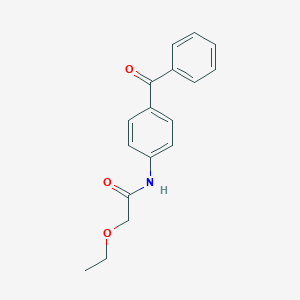 molecular formula C17H17NO3 B310139 N-(4-benzoylphenyl)-2-ethoxyacetamide 