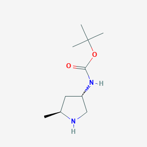 tert-Butyl ((3S,5S)-5-methylpyrrolidin-3-yl)carbamate