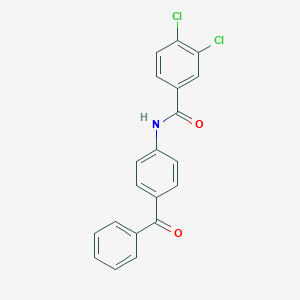 molecular formula C20H13Cl2NO2 B310142 N-(4-benzoylphenyl)-3,4-dichlorobenzamide 