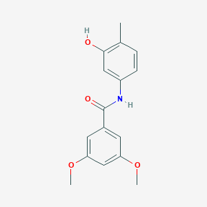 molecular formula C16H17NO4 B310145 N-(3-hydroxy-4-methylphenyl)-3,5-dimethoxybenzamide 