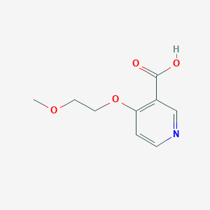 molecular formula C9H11NO4 B3101457 4-(2-Methoxyethoxy)pyridine-3-carboxylic acid CAS No. 1393330-73-8