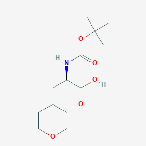 (R)-2-((tert-Butoxycarbonyl)amino)-3-(tetrahydro-2H-pyran-4-yl)propanoic acid