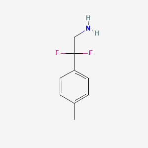 molecular formula C9H11F2N B3101467 2,2-Difluoro-2-(p-tolyl)ethanamine CAS No. 1393532-34-7