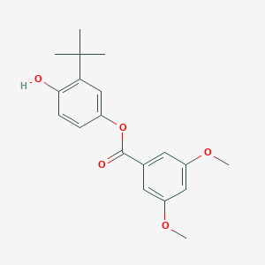 molecular formula C19H22O5 B310147 3-Tert-butyl-4-hydroxyphenyl3,5-dimethoxybenzoate 