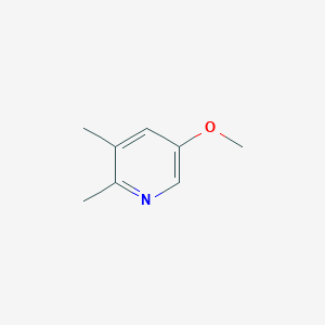 molecular formula C8H11NO B3101476 5-甲氧基-2,3-二甲基吡啶 CAS No. 1393553-79-1