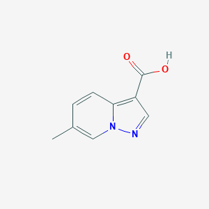 molecular formula C9H8N2O2 B3101526 6-Methylpyrazolo[1,5-a]pyridine-3-carboxylic acid CAS No. 139452-21-4