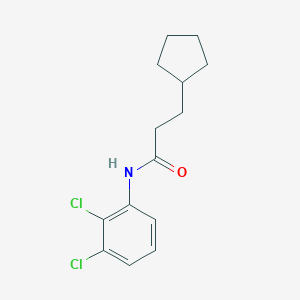 3-cyclopentyl-N-(2,3-dichlorophenyl)propanamide
