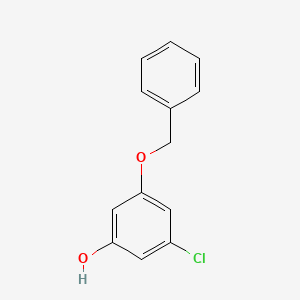 molecular formula C13H11ClO2 B3101549 3-(Benzyloxy)-5-chlorophenol CAS No. 1394927-34-4
