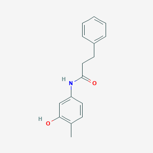 molecular formula C16H17NO2 B310162 N-(3-hydroxy-4-methylphenyl)-3-phenylpropanamide 