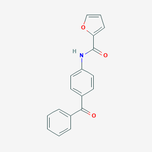 molecular formula C18H13NO3 B310163 N-(4-benzoylphenyl)-2-furamide 