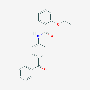 molecular formula C22H19NO3 B310174 N-(4-benzoylphenyl)-2-ethoxybenzamide 