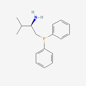 molecular formula C17H22NP B3101752 (R)-1-(二苯基膦)-2-氨基-3-甲基丁烷 CAS No. 1400149-69-0