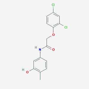 molecular formula C15H13Cl2NO3 B310176 2-(2,4-dichlorophenoxy)-N-(3-hydroxy-4-methylphenyl)acetamide 
