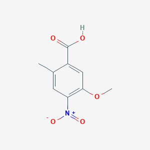 molecular formula C9H9NO5 B3101801 5-Methoxy-2-methyl-4-nitrobenzoic acid CAS No. 1401423-31-1