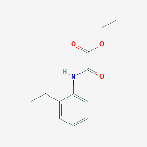 molecular formula C12H15NO3 B3101880 Ethyl [(2-ethylphenyl)amino](oxo)acetate CAS No. 140391-41-9
