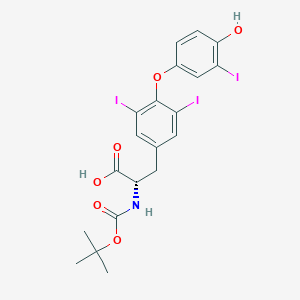 molecular formula C20H20I3NO6 B3101883 Boc-3,5,3'-triiodo-L-thyronine CAS No. 140396-69-6