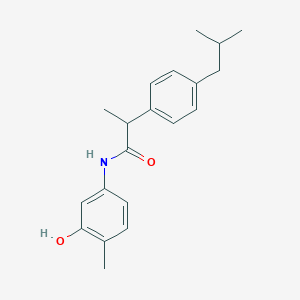 molecular formula C20H25NO2 B310196 N-(3-hydroxy-4-methylphenyl)-2-(4-isobutylphenyl)propanamide 