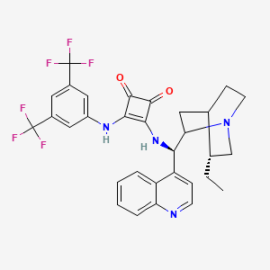 3-[[3,5-Bis(trifluoromethyl)phenyl]amino]-4-[[(9R)-10,11-dihydrocinchonan-9-yl]amino]-3-cyclobutene-1,2-dione, 98%