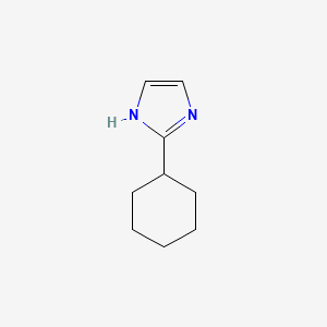 molecular formula C9H14N2 B3101992 2-cyclohexyl-1H-imidazole CAS No. 14085-43-9