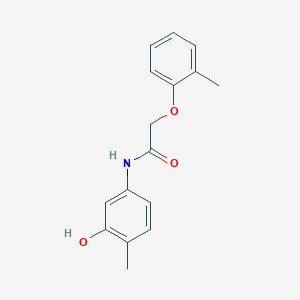 molecular formula C16H17NO3 B310201 N-(3-hydroxy-4-methylphenyl)-2-(2-methylphenoxy)acetamide 