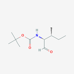 molecular formula C11H21NO3 B3102058 N-Boc-2(R),3(R)-3-甲基戊醛 CAS No. 141321-54-2