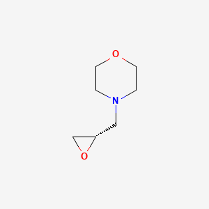 molecular formula C7H13NO2 B3102066 (S)-4-(环氧-2-基甲基)吗啉 CAS No. 141395-84-8