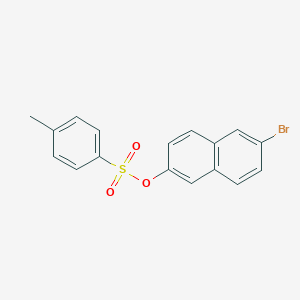 molecular formula C17H13BrO3S B310210 6-Bromo-2-naphthyl4-methylbenzenesulfonate 