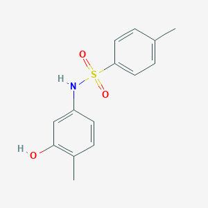 molecular formula C14H15NO3S B310212 N-(3-hydroxy-4-methylphenyl)-4-methylbenzenesulfonamide 
