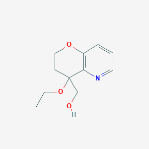 (4-ethoxy-3,4-dihydro-2H-pyrano[3,2-b]pyridin-4-yl)methanol