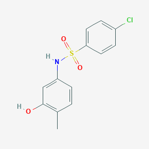 4-chloro-N-(3-hydroxy-4-methylphenyl)benzenesulfonamide