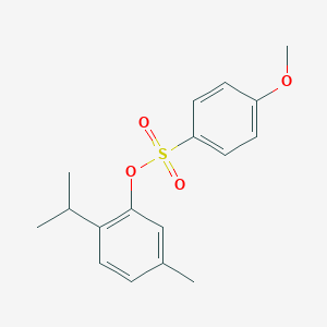 molecular formula C17H20O4S B310224 2-Isopropyl-5-methylphenyl4-methoxybenzenesulfonate 
