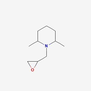 molecular formula C10H19NO B3102244 2,6-Dimethyl-1-(oxiran-2-ylmethyl)piperidine CAS No. 141620-42-0