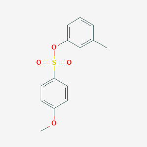 molecular formula C14H14O4S B310225 3-Methylphenyl4-methoxybenzenesulfonate 