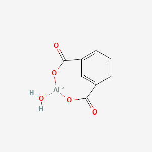 molecular formula C8H6AlO5 B3102265 铝羟基间苯二甲酸盐 MOF（CAU-10，间苯二甲酸盐：Al=0.9-1.0） CAS No. 1416330-84-1