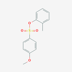molecular formula C14H14O4S B310227 2-Methylphenyl4-methoxybenzenesulfonate 