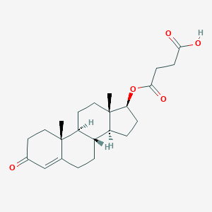 molecular formula C23H32O5 B031023 半琥珀酸睾酮 CAS No. 521-15-3