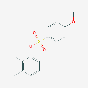 molecular formula C15H16O4S B310230 2,3-Dimethylphenyl4-methoxybenzenesulfonate 