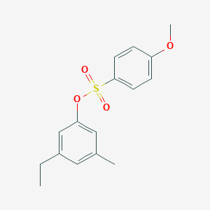 molecular formula C16H18O4S B310234 3-Ethyl-5-methylphenyl4-methoxybenzenesulfonate 